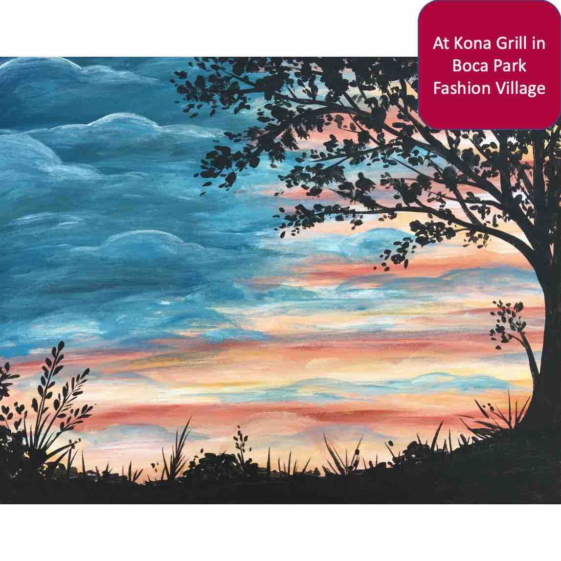 Paint with us at Kona Grill!